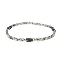 Bracciale Zancan Uomo in Argento Spinello ESB172-N - ESB172-N